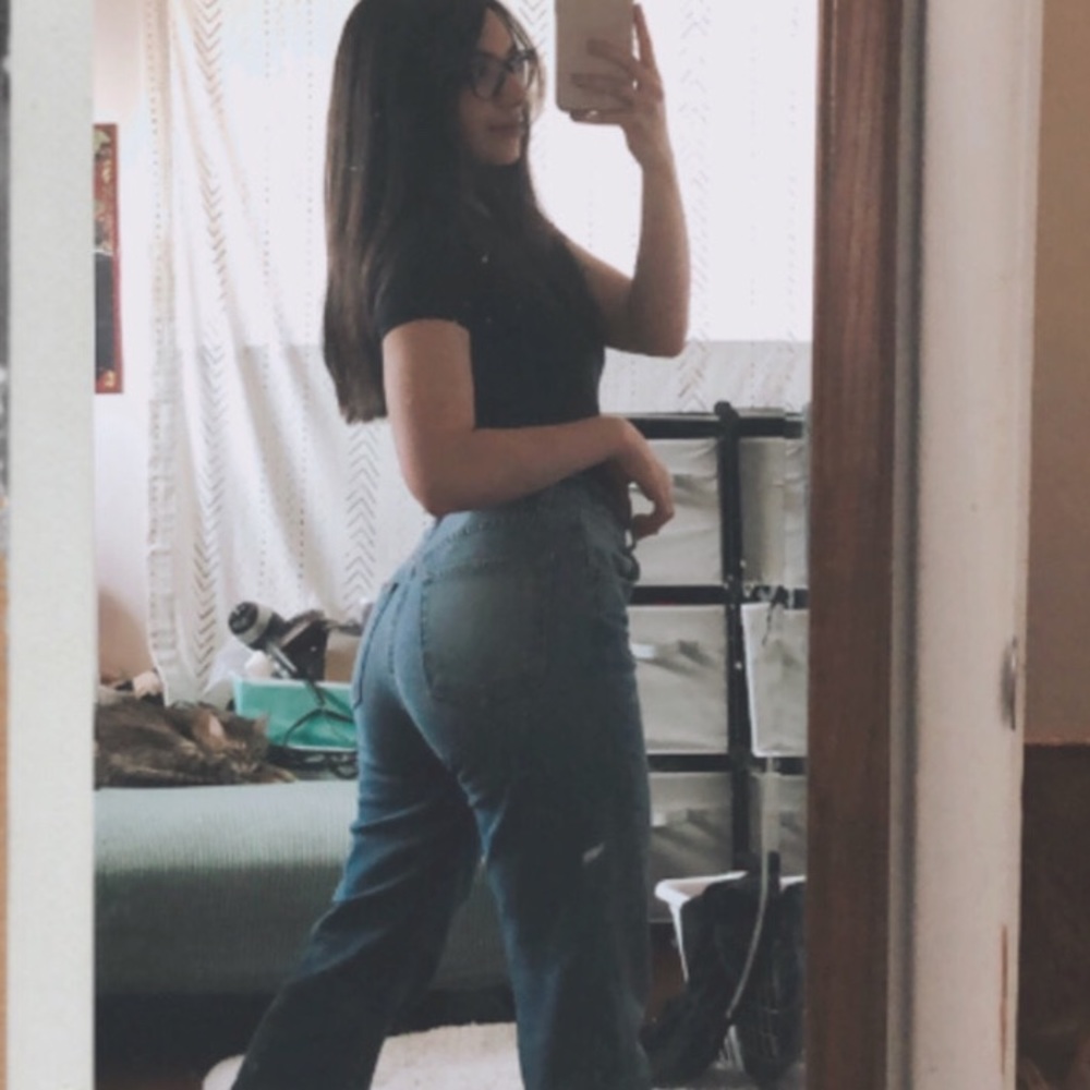 Reformation Cynthia high rise relaxed jean